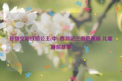 ​孙悟空和铁扇公主(中) 西游记三借芭蕉扇 儿童睡前故事